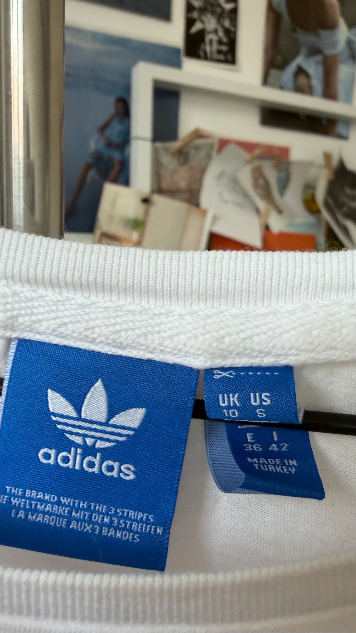 Camiseta Adidas Originals branca tamanho P – photo 4